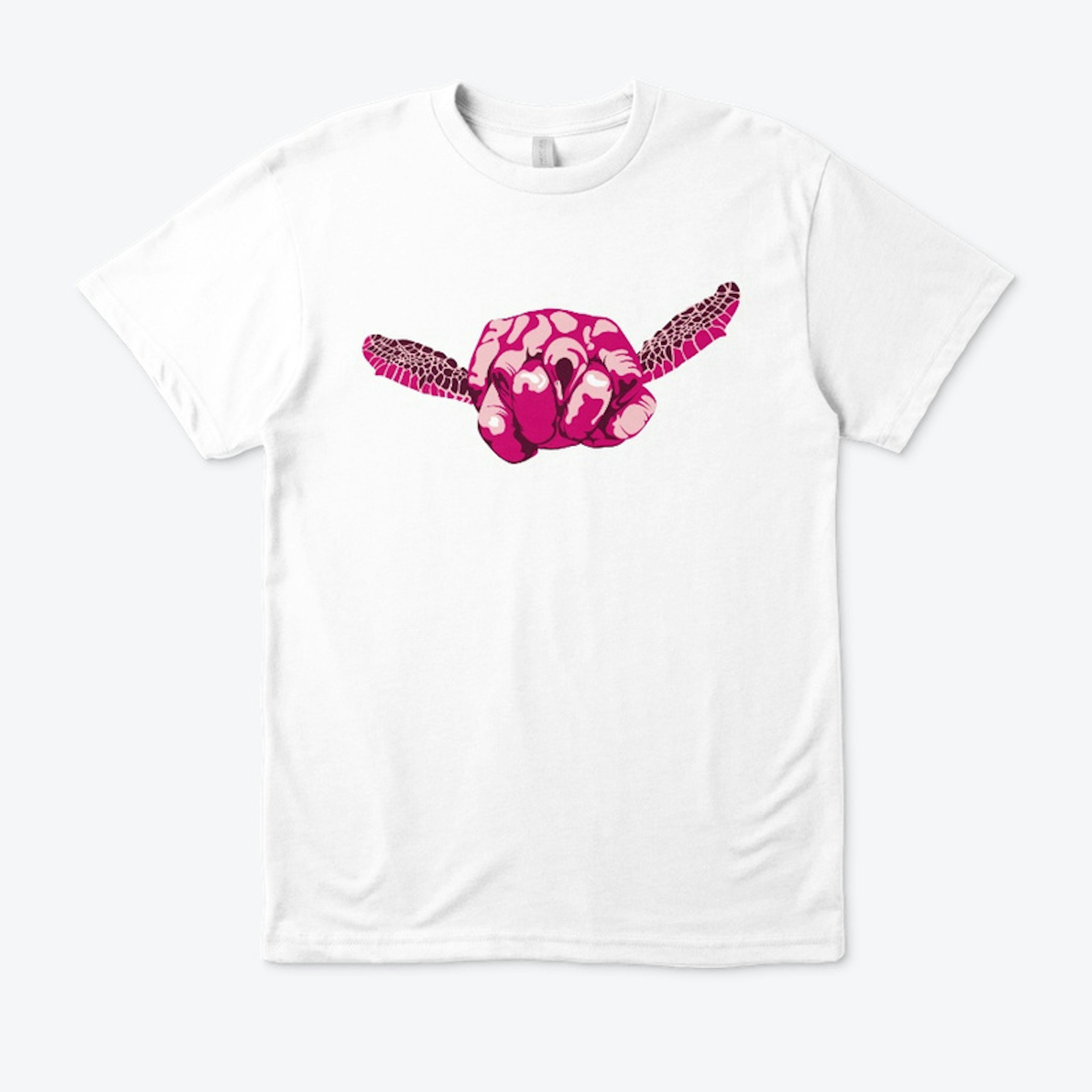Turtle Hand Signal (Pink) · Eco · Front