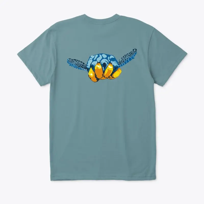 Turtle Hand Signal · Eco T-shirt